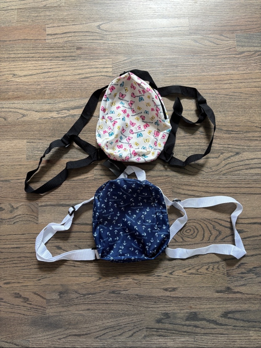Bundle of 2 NWT Kids Butterfly & Anchor Print mini Backpack